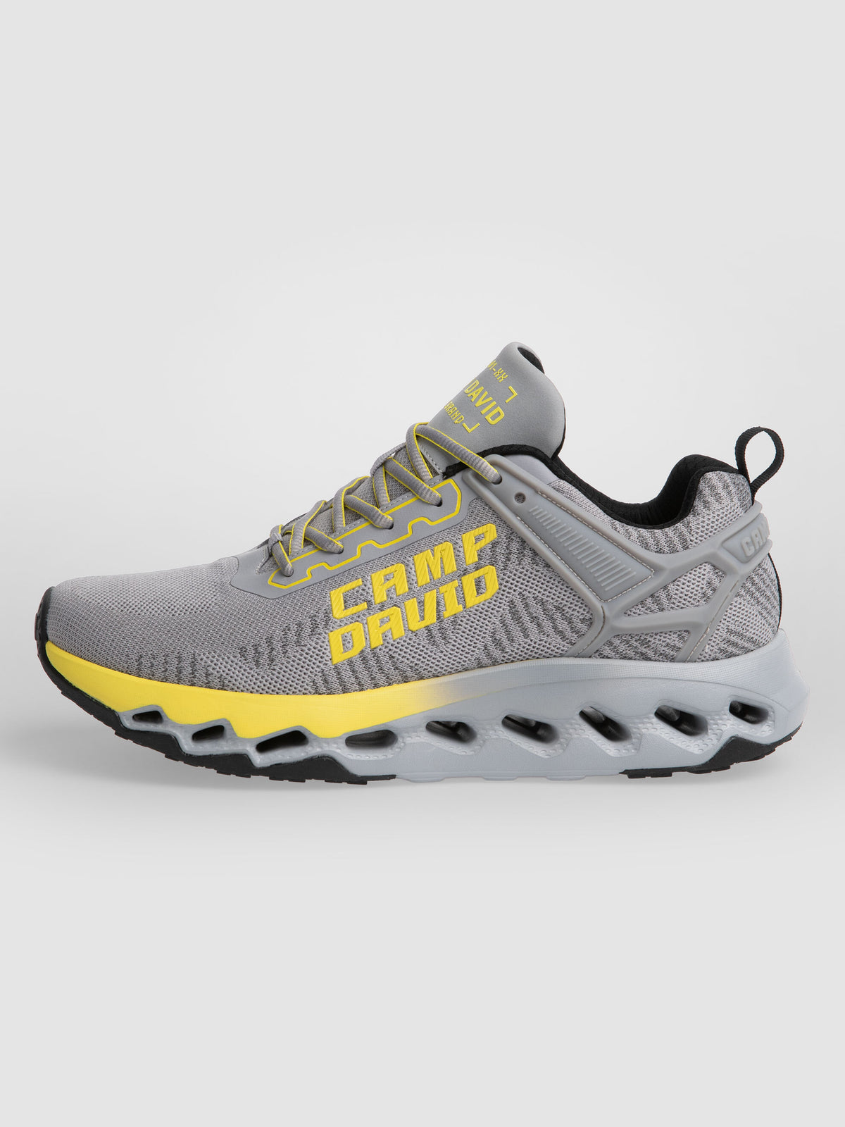 Power Running Sneaker mit Strick-Struktur grey melange - 7