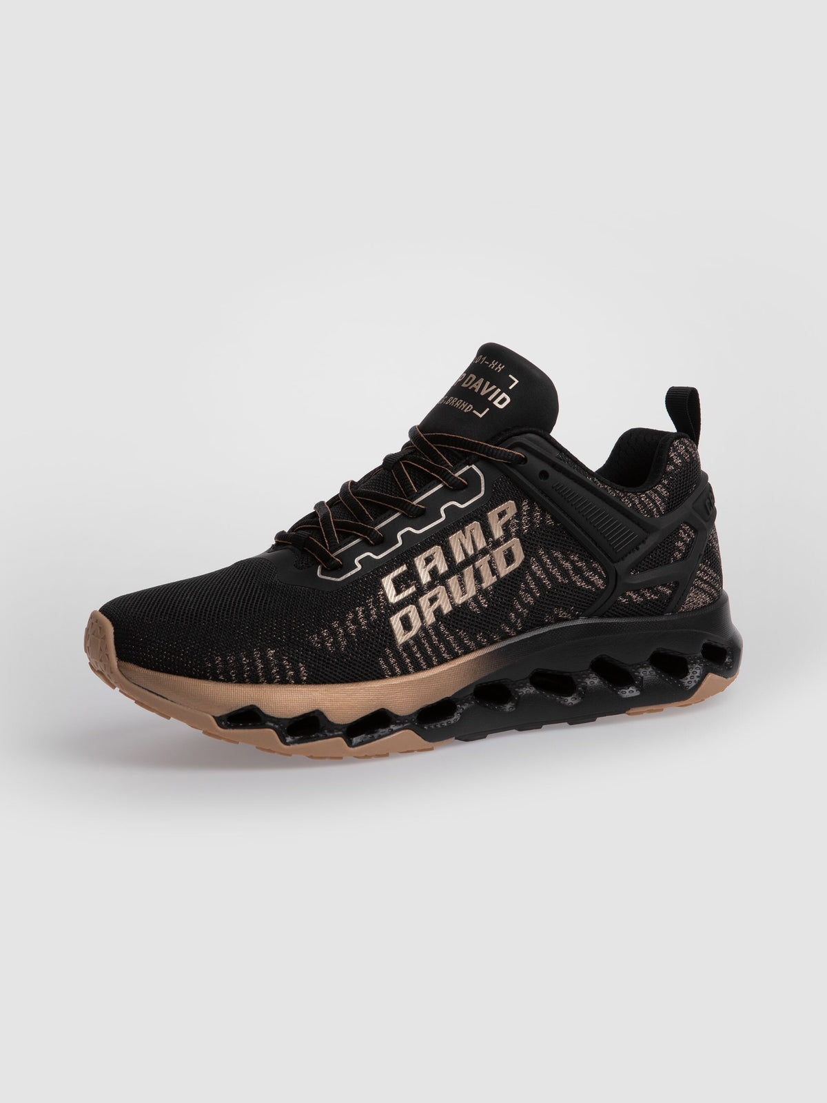 Power Running Sneaker mit Strick-Struktur bronze black - 5