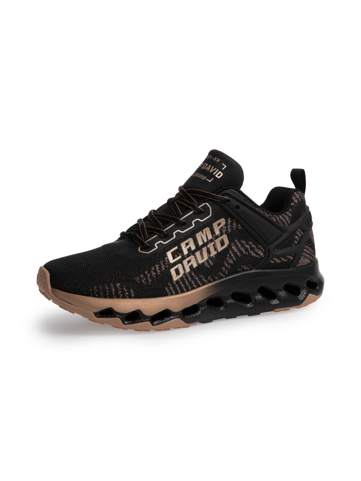 Power Running Sneaker mit Strick-Struktur bronze black - 1