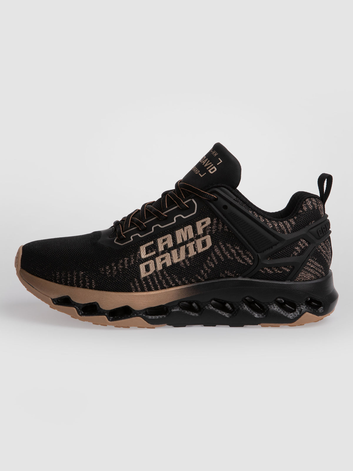 Power Running Sneaker mit Strick-Struktur bronze black - 7