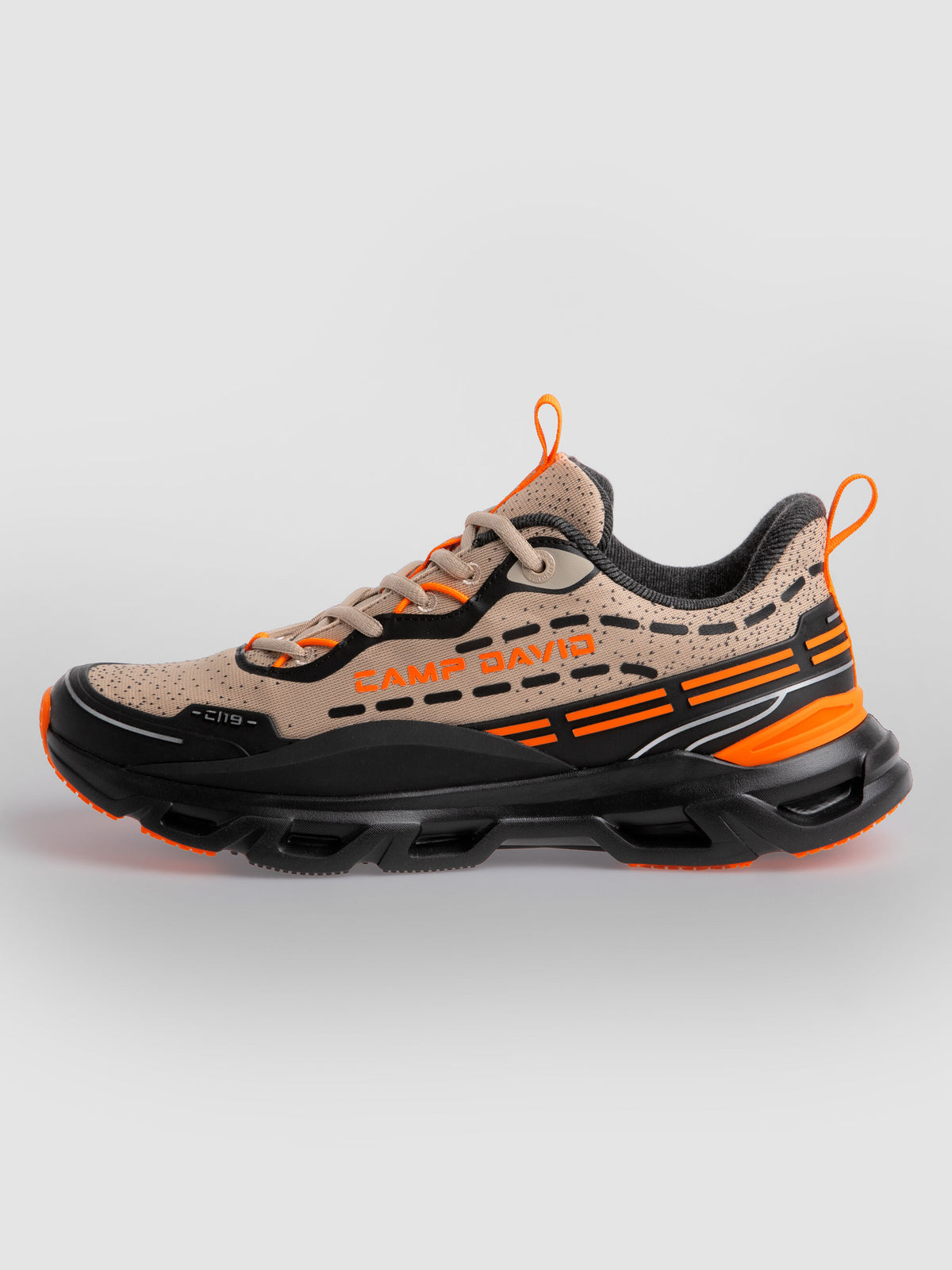 Premium Sneaker im Jacquard-Design sand - 7