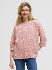 Bluza o wyrazistym kroju z rękawami 3/4