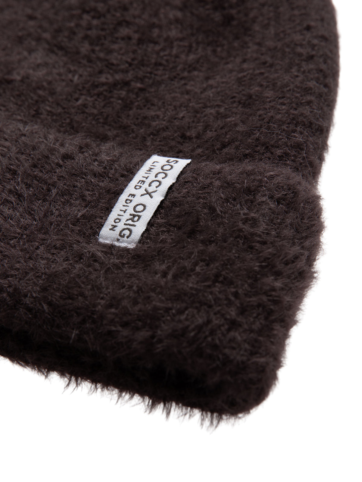 Beanie aus Federgarn chocolate - 4