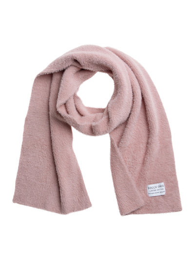 Schal aus Federgarn delicate rose