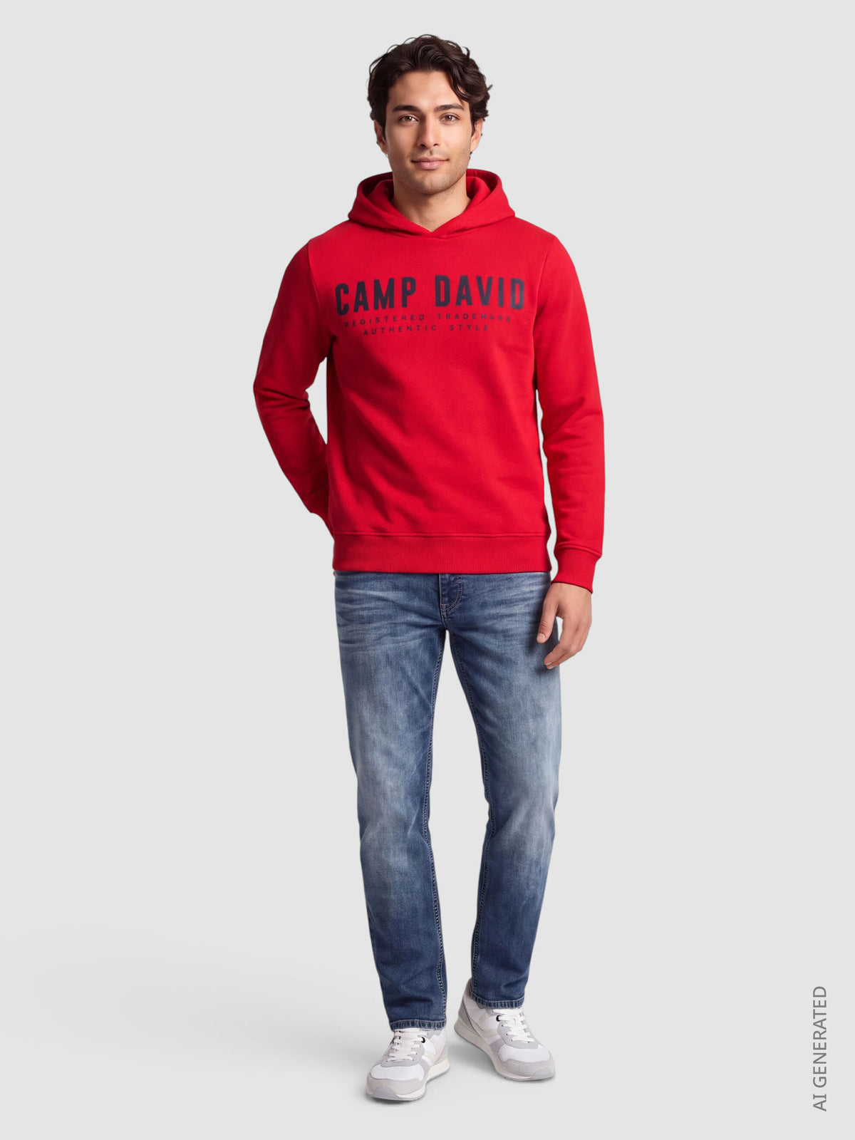Bluza z kapturem „Basic” z nadrukiem logo
