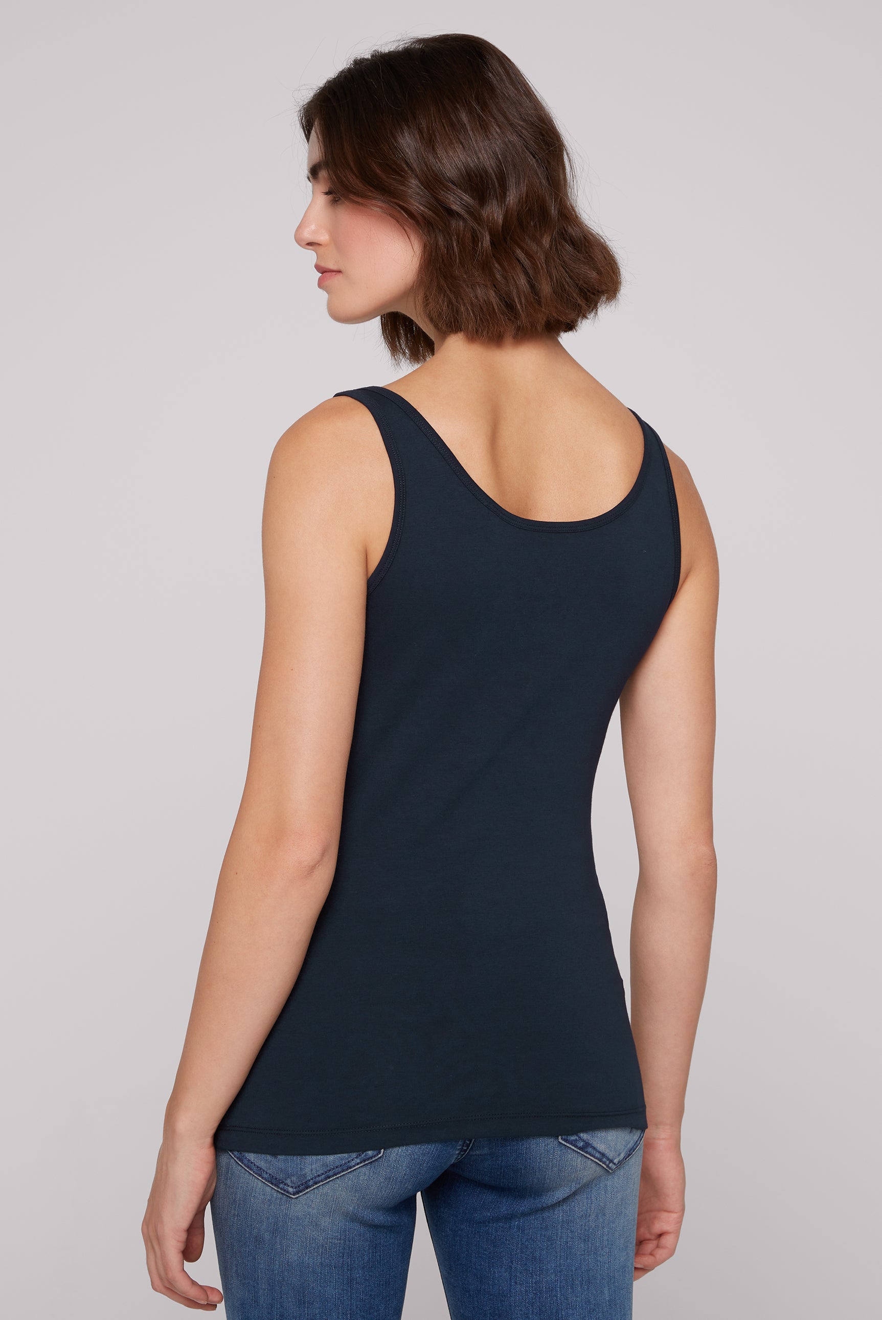 Top z kolekcji podstawowej z mini nadrukiem logo - 5