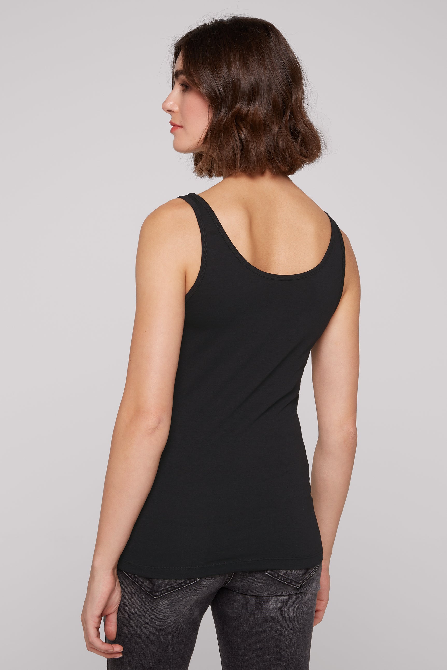 Top z kolekcji podstawowej z mini nadrukiem logo - 5