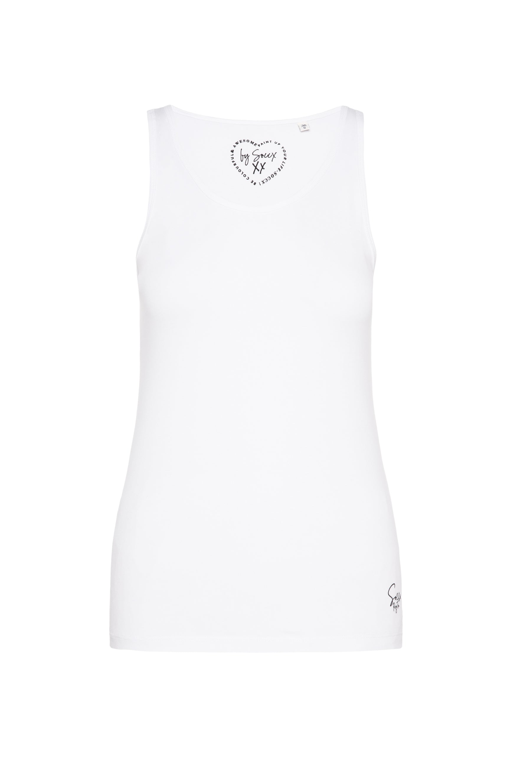 Top z kolekcji podstawowej z mini nadrukiem logo - 1