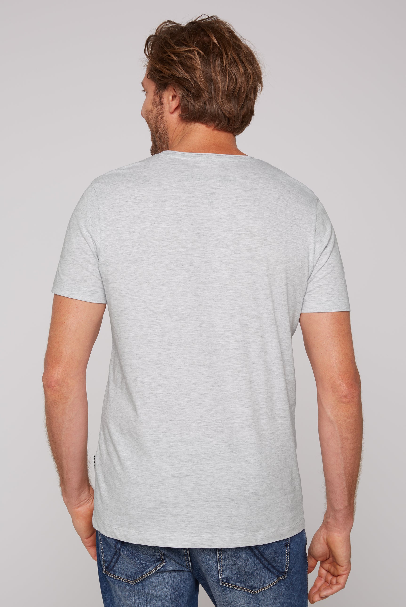 Dwupak - koszulka z kolekcji podstawowej z dekoltem w serek - 5